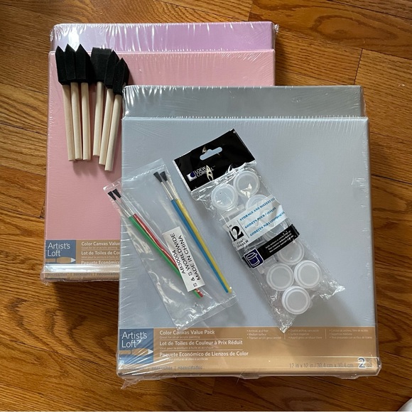 Artist’s Loft Color Canvas Value Pack - set of 2 - Plus Free Supplies - Picture 12 of 12